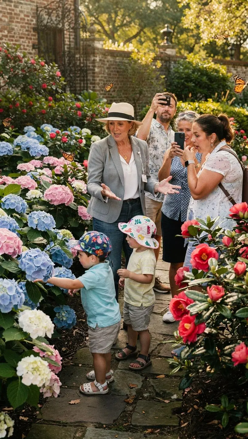 Посещение плантации с живописными участками для прогулок и культурными мероприятиями.